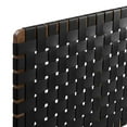 thumbnail image 4 of Headboard, Full Size, Walnut Black, Vegan Leather, Bedroom, Modern Contemporary HB36754, 4 of 7