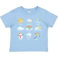 thumbnail image 3 of Inktastic Pastel Weather Chart Boys or Girls Toddler T-Shirt, 3 of 5
