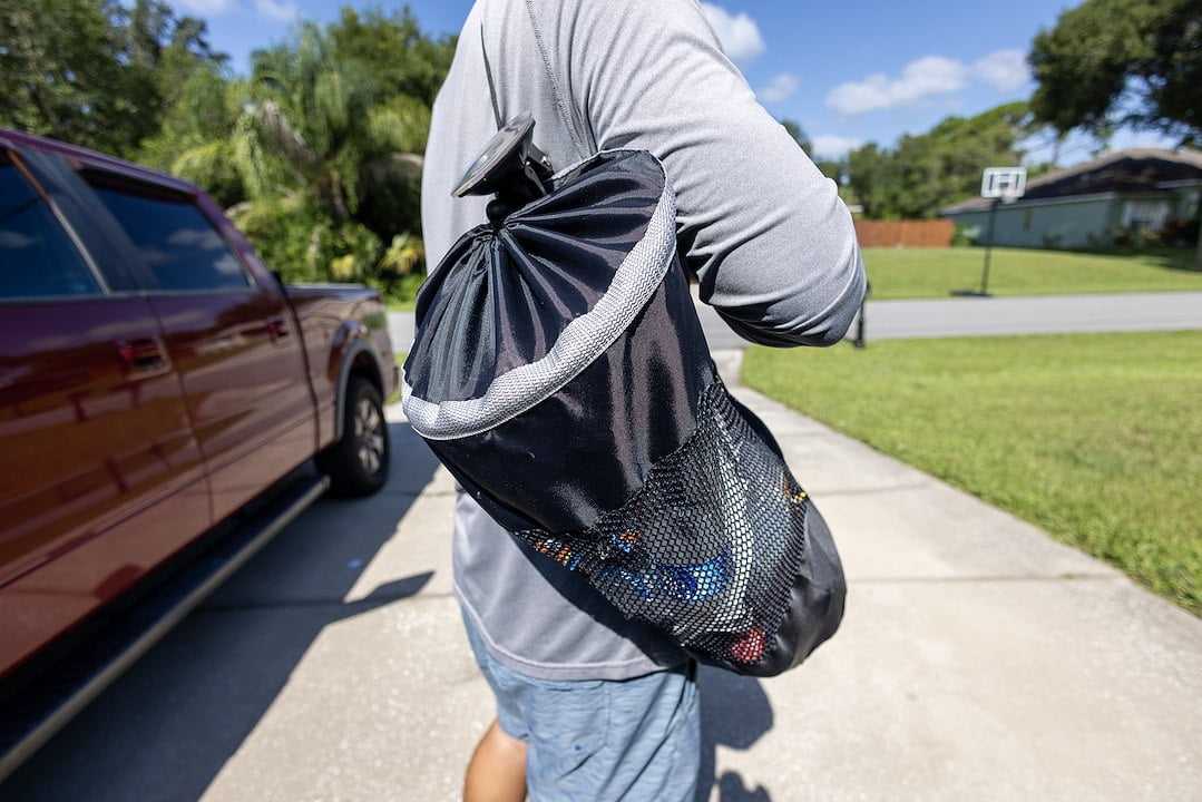 STAR BRITE Boat Trash Bag with Locking Suction Cup & Litter Guard Cinch – Ideal for Boats, RVs, Golf Carts, and Outdoor Adventures. (52074)