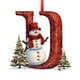 thumbnail image 2 of Adorno Colgante para Árbol de Navidad con 26 Letras | Adornos Personalizados para Hacer Tú Mismo | Decoración Navideña para Colgar En El Árbol | Material Acrílico | 10 Cm | Estilo 2D | Paquete de 26, 2 of 5