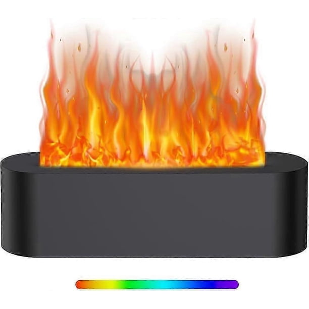 Essential Oil Diffuser, Aroma Diffuser with Flame Effect, 7 Colors, Flame Effect, Essential Oil Diffuser