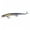 Black Silver, variant on Floating Minnow Fishing Lure, Laser Finish Hard Bait with 3 Treble Hooks for Bass Pike Walleye, Rainbow Pearl, 5.31 Inch