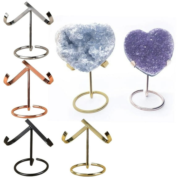 Clearance! Metal Holder Display Stand Metal Easel Stands Holder For Heart Stones