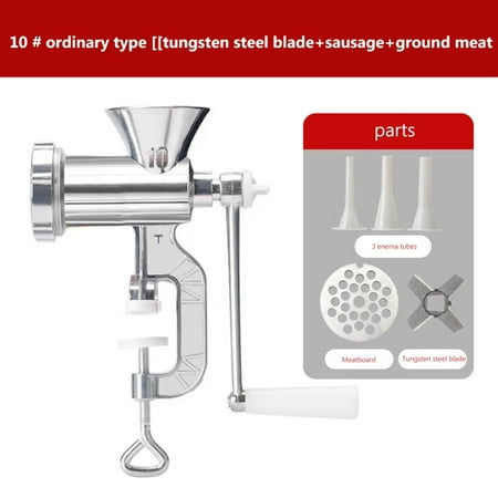 

Portable Multifunctional Manual Meat Grinder with Hand Crank - Essential Cooking Tools for Kitchen Supplies - Efficient Meat Grinding Machine Accessories
