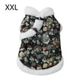 thumbnail image 2 of Ropa de perro espesar ropa mascota lindo traje tang chino año nuevo estilo invierno calidez disfraces perros traje pomeranian maltés xxl claveles negro Speravity PT000713-15, 2 of 7