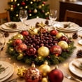 thumbnail image 6 of Christmas Tree Ornaments Shatterproof Plastic Assorted Decorative Coffee Gold, 6 of 6