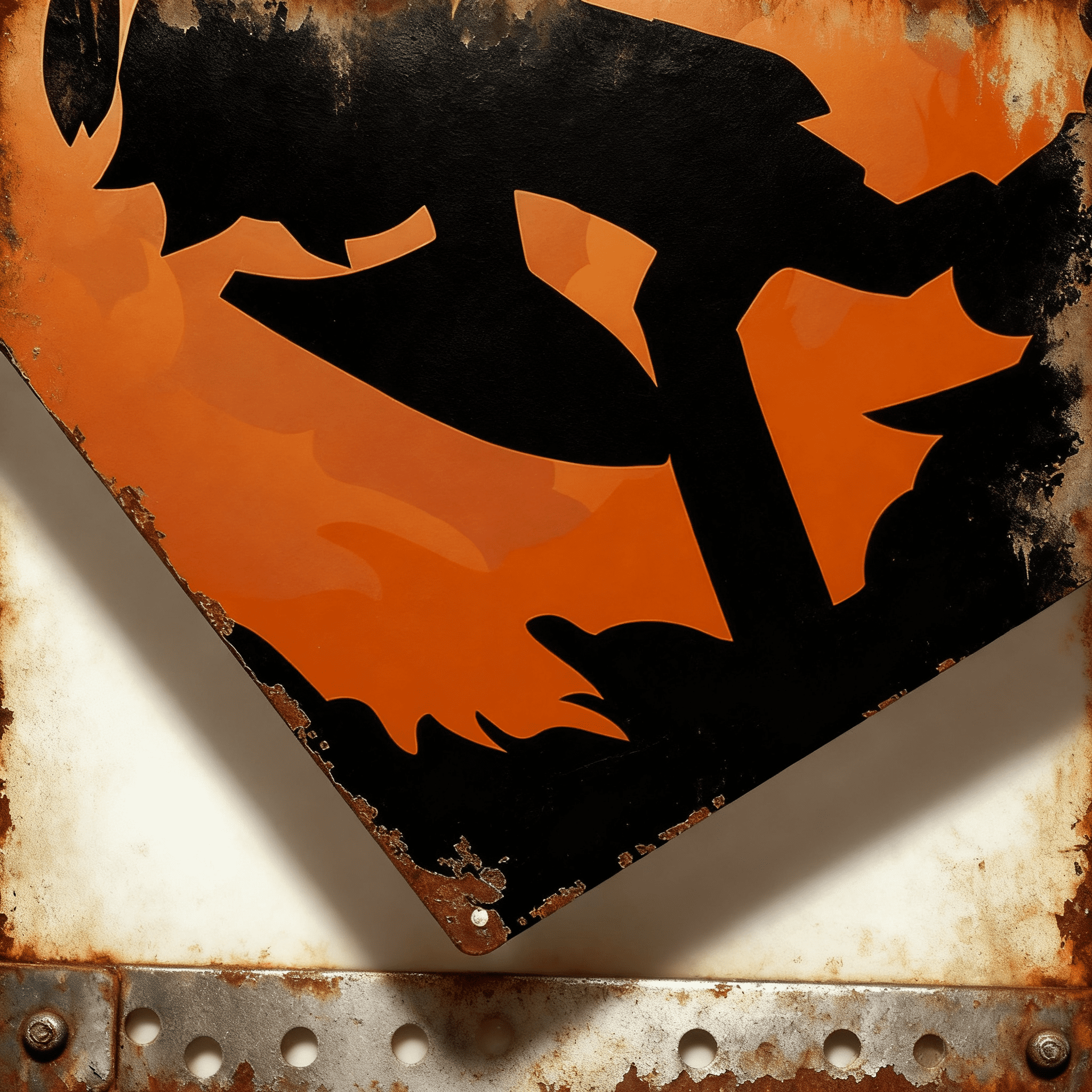 Halloween Link Silhouette Metal Sign 8x12 Inch, Sturdy 2D Flat Plaque, Spooky Wall Decor For Bedroom Bar Home Party, Single Piece