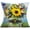 G Floral, variant on Throw Pillow Covers Farmhouse Decor Daisy Flower Garden with Butterfly Decorative Cotton Linen Square Pillow Case Outdoor Cushion Cover for Home Sofa Couch 18 x 18 inch (Floral-YD)