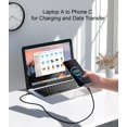 thumbnail image 3 of Cable USB A a USB C Aoybevty de 1 m + 2 m, 10 Gbps, datos, 60 W, 3 A, 3 of 8