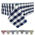 thumbnail image 3 of Fennco Styles Buffalo Check Design Tablecloth 54" W x 54" L - Handmade in USA - Plaid Rustic Table Cover for Everyday Use, Banquet, Holiday, Family Gathering and Special Occasion, 3 of 10