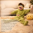 thumbnail image 6 of Big Mouth Cozy Soft Loungewear Monster Silly Onesie Plush Pajamas Warm Lounge Costume Funny Jumpsuit Oversized Sleepwear, 6 of 8