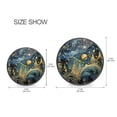 thumbnail image 2 of 12" Round Silent Wall Clocks Stars and Moon Acrylic Battery Operated Clock Non-Ticking Clocks Bedroom Living Room Home Decorative, 2 of 10