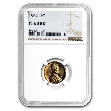 1962 Lincoln Cent PF-68 NGC (Red)