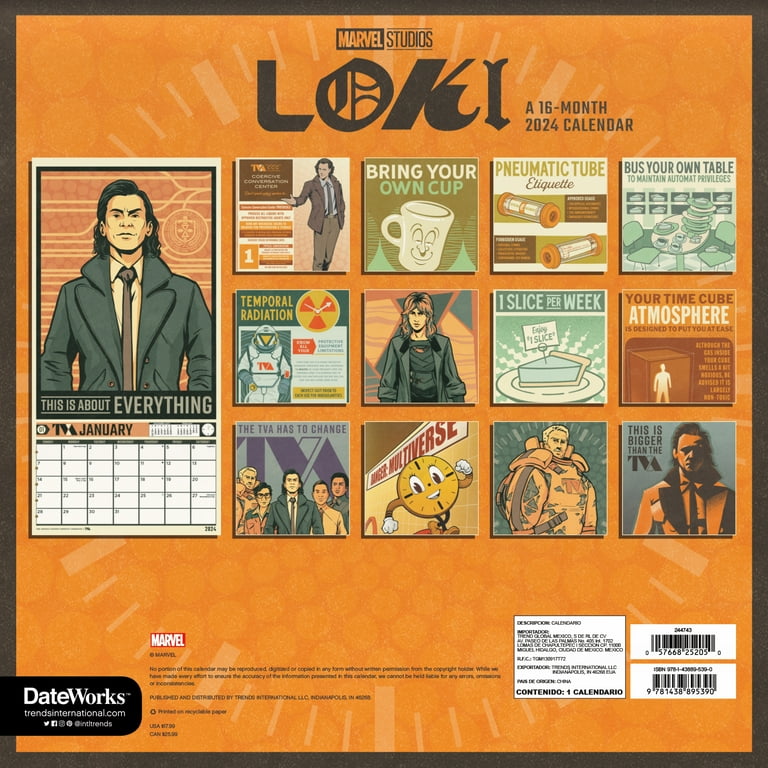 Loki Calendar 2025 Calendar Week darcey liliane