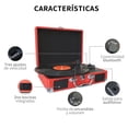 thumbnail image 4 of Tornamesa Bluetooth Bocina Tocadiscos Vinil Portatil Vintage Picool  Tocadiscos Bluetooth, 4 of 8