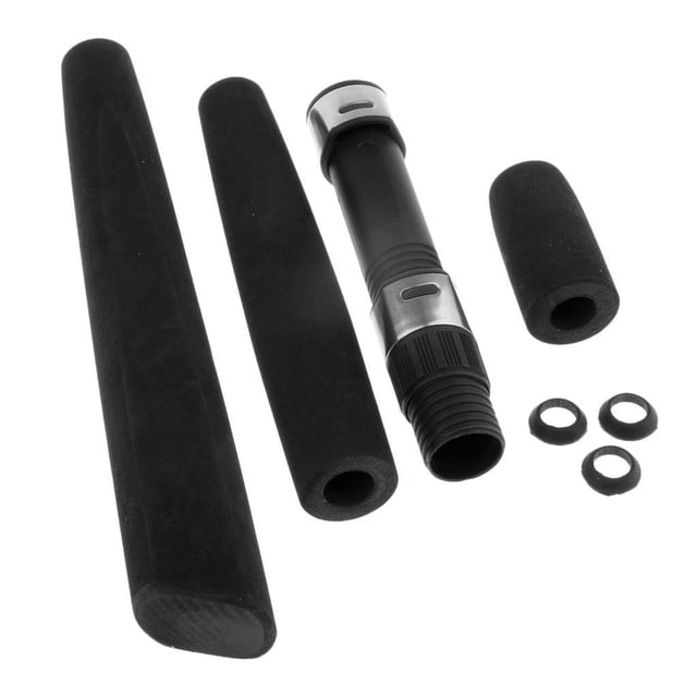 tredstone Réparation de Canne à Pêche Noire en EVA, Poignée de Siège de Moulinet de Pêche, Style A 1ensemble
