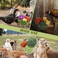 thumbnail image 3 of Chicken Feeder, Metal Hanging Feeding Vegetable Fruits Basket? Chicken Toys, Chicken Coop Accessories, for Chicken Hens Duck Rabbit, 3 of 6