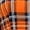 Orange, variant on JUUNthy Women Plaid Midi Dress, Ruffle Collar Long Sleeve High Waist Pleated A-Line Vintage Casual Flowy Dress Orange XL