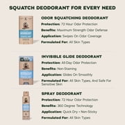 Dr. Squatch Mens Spray Deodorant, Natural Aluminum Free Deodorant for Men, Coastal Mist, 4 fl Oz