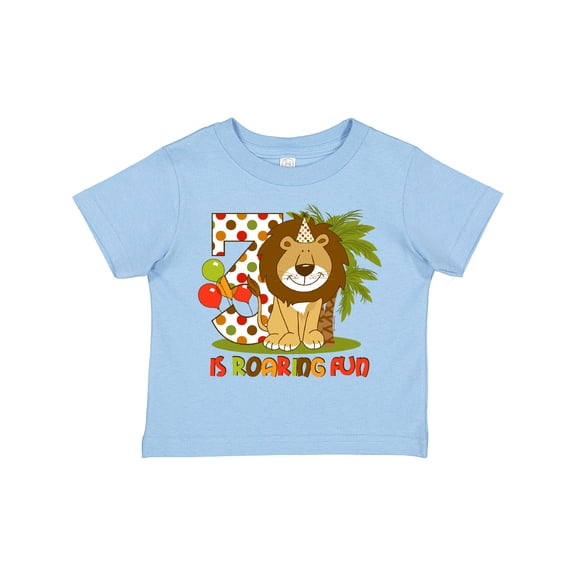 Inktastic Cute Lion 3rd Birthday Boys Toddler T-Shirt