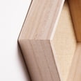 thumbnail image 3 of American Art Decor Honeycomb Floating 3-Piece Wood Wall Shelves Set, Brown - 14.9" H x 17.1" L x 4" D, 3 of 7
