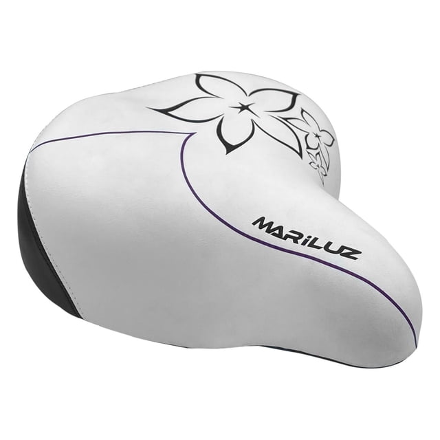Asiento de bicicleta Vealen mujer city bike Negro blanco