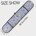 thumbnail image 3 of Yayeee Double Oven Mitt Kitchen Heat Resistant Baking 35" x7" Quilted Cotton Glove, Cartoon Otters Pattern, 3 of 6