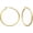G:Gold, variant on Geometric Double Circle Round Stud Earrings Women's Lucky Number 8 Shape Hollow Big, Style P9804