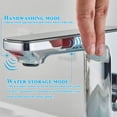 thumbnail image 3 of Chrome Touchless Bathroom Faucet Automatic Sensor Sink Vanity Mixer Faucet 1Hole, 3 of 13