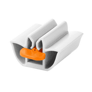 TureClos Toothpaste Squeezer Plastic Household Tube Squeezer Waterproof Portable Toothpaste Dispenser, White