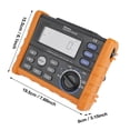 thumbnail image 4 of Digital Resistance Meter RCD Loop Resistance Tester Multimeter RCD Loop Resistance Tester ,Easy to Operate, 4 of 7
