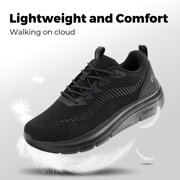 FitVille Extra Wide Mens Walking Shoes with Arch Support Comfort Sneakers for Men