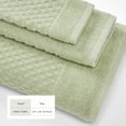 thumbnail image 4 of Great Bay Home Quick Dry Diamond Waffle 6 Piece Hand Towel Set, Pale Green, 4 of 7