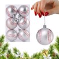 thumbnail image 4 of Bolas Decorativas Adornos para Árboles Navidad 6 Piezas Tema Deportivo, 4 of 9