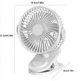thumbnail image 2 of XGFHYJEH Desk Fan, Box Fan, Small Fan, Box Fans for Home, Desk Fans under $15.00, Small Box Fan, Portable Personal Quiet Electric Fan for Home, Plastic, 2 of 7