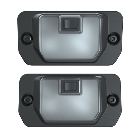 Polaris Off Road LED Dome Lights, Front and Rear, for Specific RANGER, RZR, GENERAL, XPEDITION Models, Bright Interior Lighting, Easy Install, Genuine OEM - Part 2885169