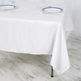 thumbnail image 2 of Efavormart 70" Square Linens WHITE Wholesale Linens Polyester Square Linen Tablecloth For Wedding Banquet Party Restaurant, 2 of 6