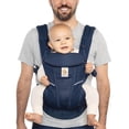 thumbnail image 1 of Portabebés Ergobaby Omni Breeze de malla transpirable azul, 1 of 7