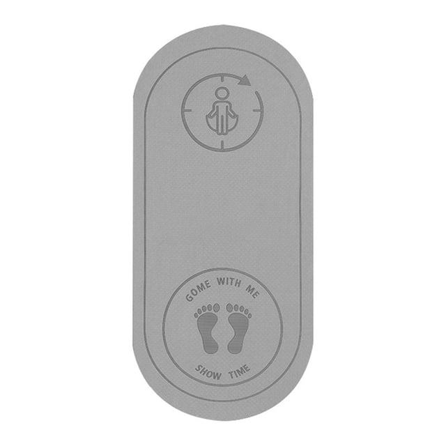 Jumping Rope Mat Exercise Mats Noise-reduction Waterproof Fitness Sporting Exercise Fitness Waterproof Dancing Yoga Cushion Accessory Living Room Professional Gray