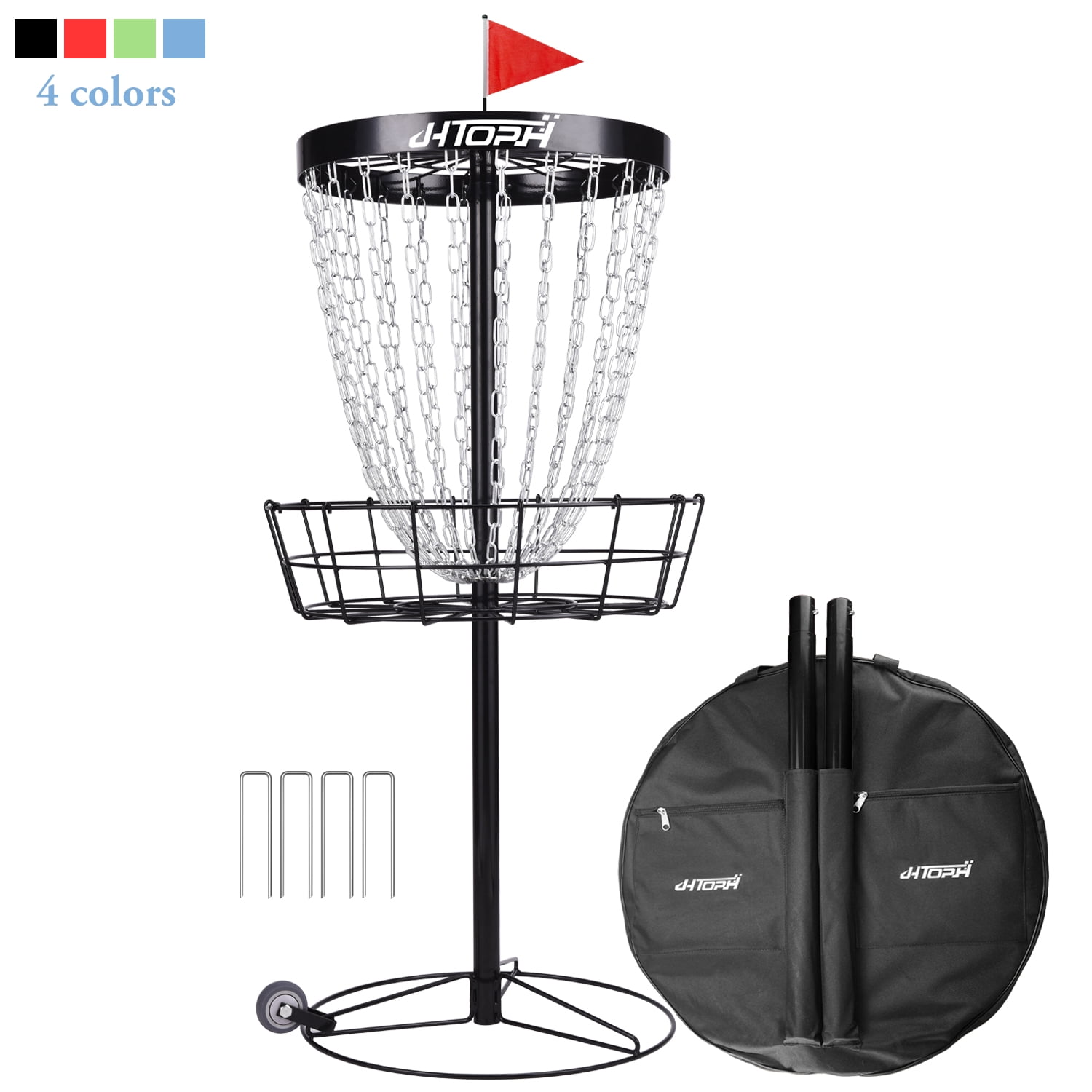 Urban Deco Classic Pro 24Chain Portable Disc Golf Practice Basket