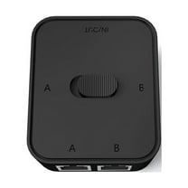 2 Port RJ45 LAN CAT6 Network Switch Selector 1000Mbps 2 in 1 Out/1 in 2 Out Internal External Network Switcher Splitter