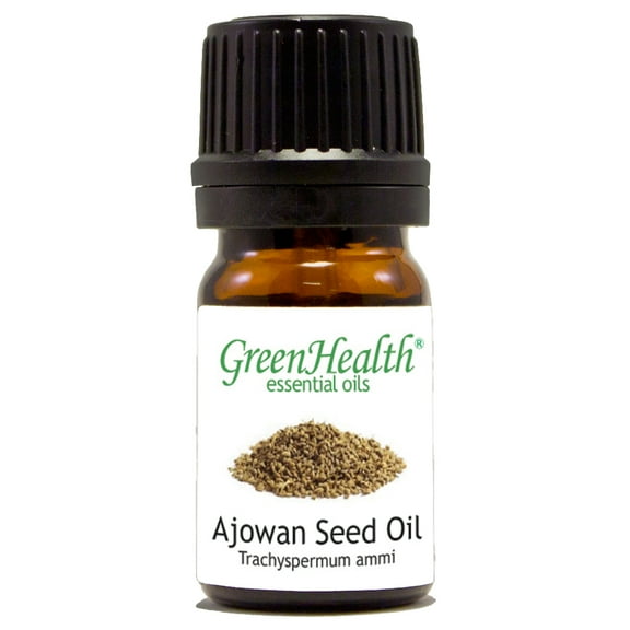 Ajowan Seed Essential Oil - 5 ml - Amber Glass Bottle w/ Euro Dropper
