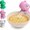 Dinosaur-Pink, variant on Portable Clip-On Food Cooling Fan – Rechargeable USB-C Mini Fan for Hot Soup, Coffee & Noodles, Hands-Free Desktop Kitchen Gadget