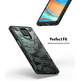 thumbnail image 4 of Ringke Fusion-X Case Compatible with Xiaomi Redmi Note 9 Pro / 9 Pro Max / 9S, Transparent Hard Back Shockproof Advanced Bumper Cover - Camo Black, 4 of 9