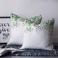thumbnail image 2 of Eucalyptus Leaves 20x20 Pillow Covers Set of 2, Spring Summer Watercolor Botanical Throw Pillow Covers Decorative Couch Cushion Case, Microfiber Square Pillowcases for Bedroom Car Living Room, 2 of 7