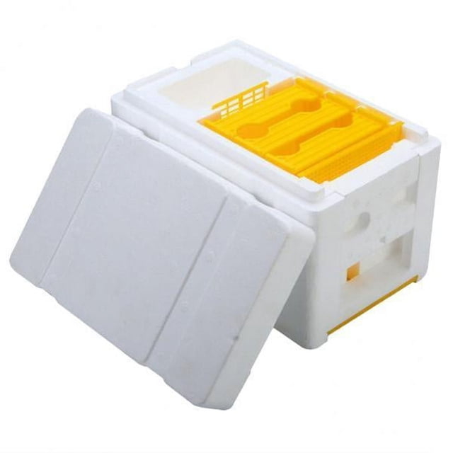 Cajas de polinización kusrkot 2xBee Espuma de Plástico Herramientas de Apicultura