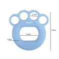 thumbnail image 2 of Grip Strengthener Ring Silicone Grip Strength Trainer Ring Anti-slip Forearm Finger Training Ring Hand Grip Strengthener Portable Hand Rehabilitation, 2 of 5