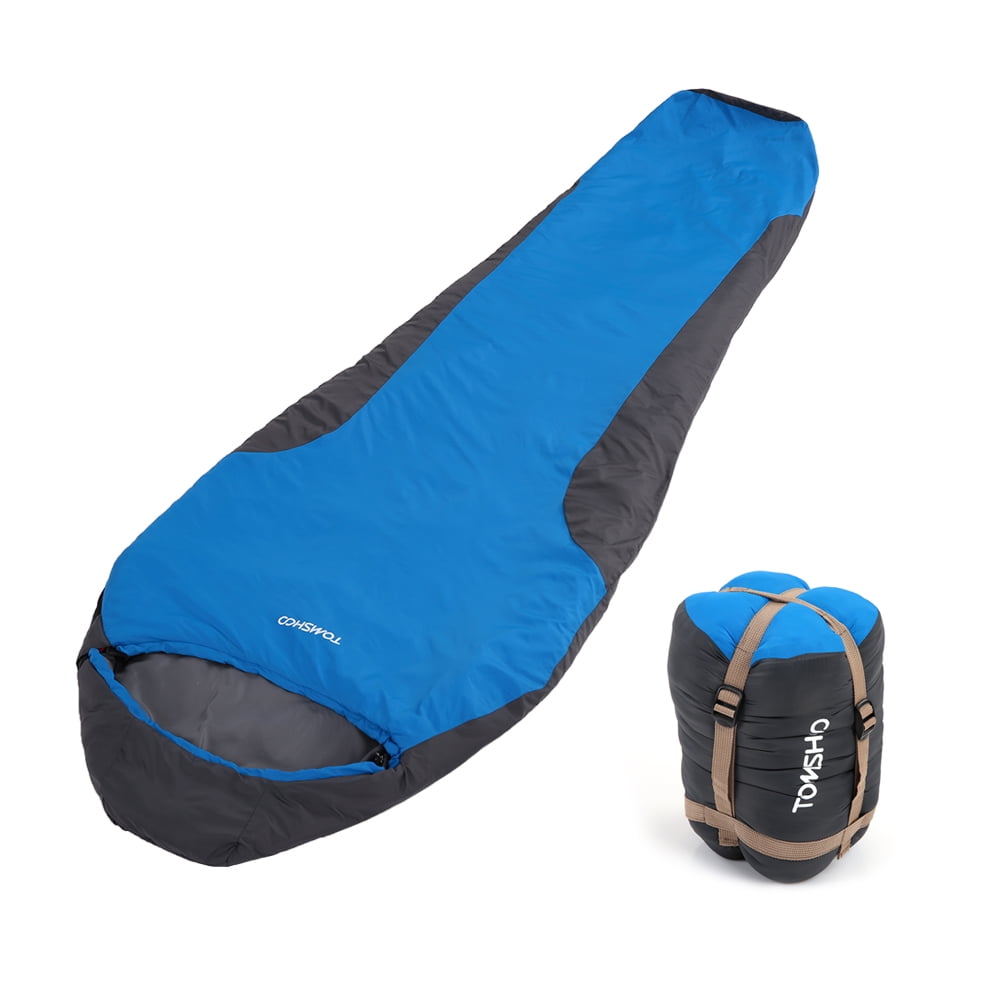 TOMSHOO Mummy Sleeping Bag Outdoor One Person Sleeping Bag Lightweight
