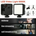 thumbnail image 2 of BASSTOP LED Video Light on Camera, Portable Photography Lighting Kit Photo Studio Fill Lamp, 2 of 9
