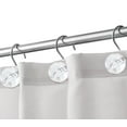 thumbnail image 2 of 12 Piece Set - 12pcs Crystal Clear Sphere Shower Curtain Hooks Rings Rustproof, 2 of 3